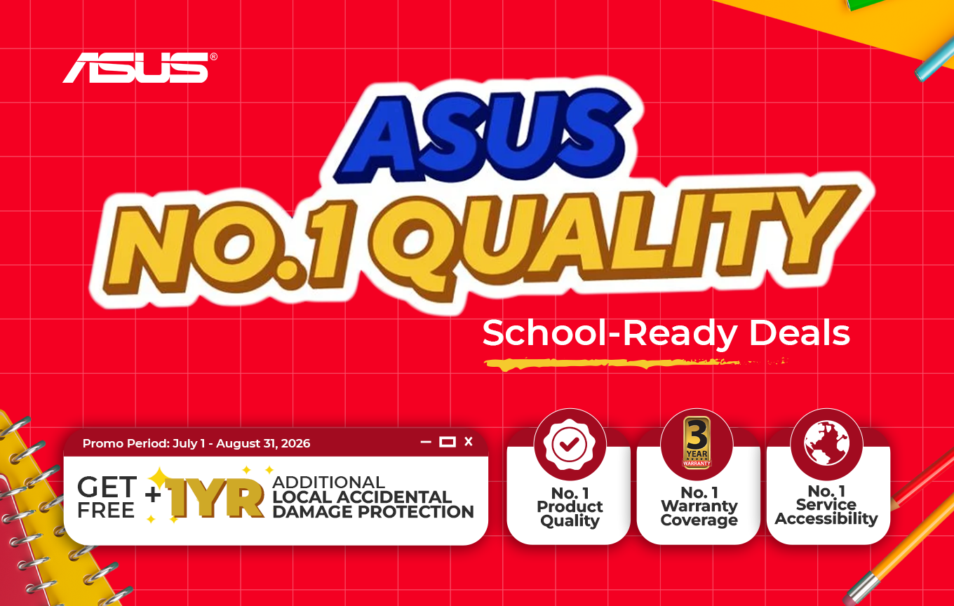Get an ASUS Laptop Now, Get a Free Extra Year of Damage Protection