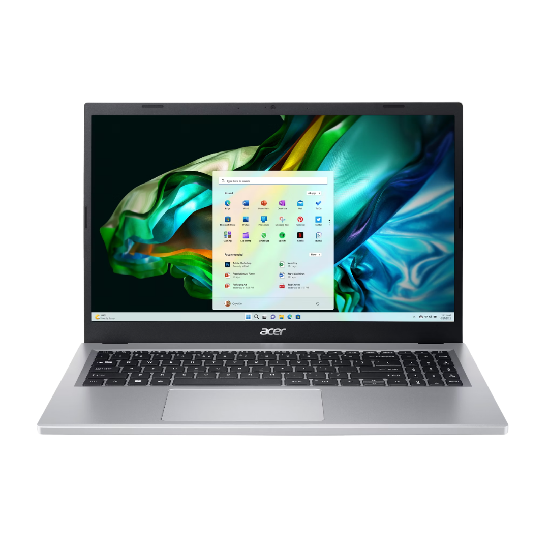 ACER A315-510P-38RD INTEL CORE I3 N305 8GB 512GB SSD 15.6 WIN11H WMS OFFICE PURE SILVER