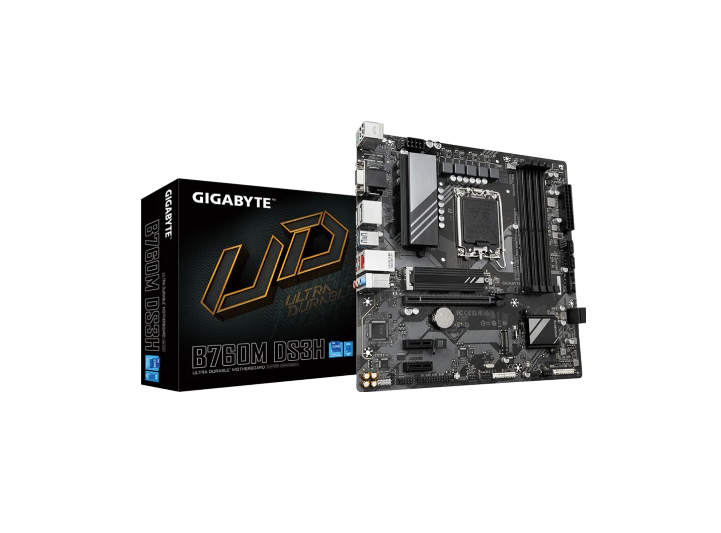 GIGABYTE B760M DS3H LGA 1700 DDR5 4XDIMMS MOTHERBOARD