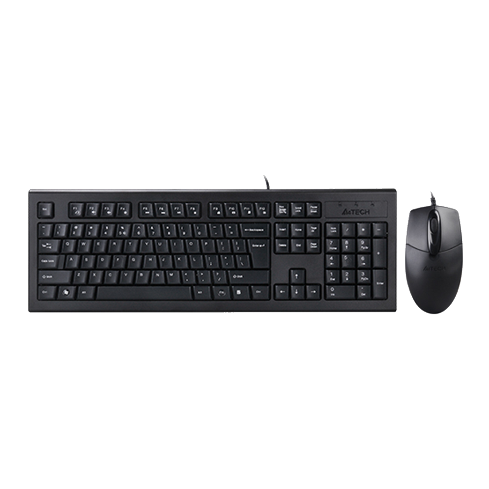 A4TECH KRS-8572 KEYBOARD AND MOUSE USB BLACK