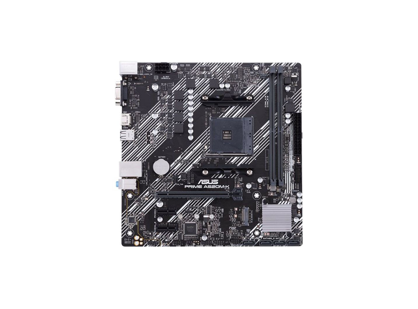 ASUS PRIME A520M-K 2DDR4 M. 2 MOTHERBOARD (DB15, HDMI)