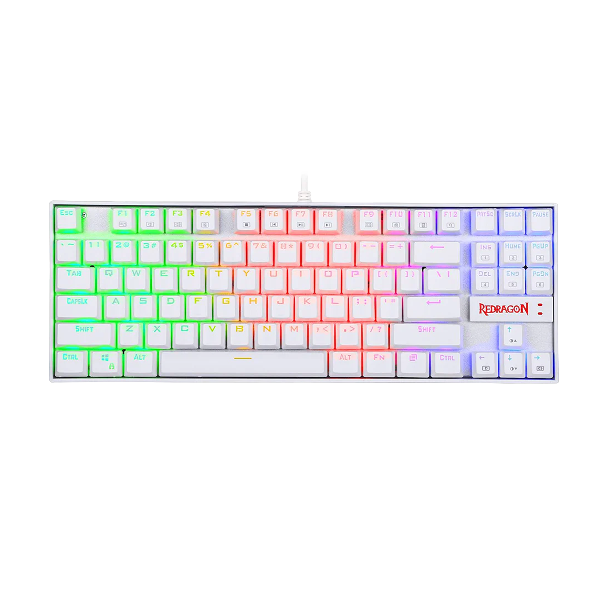 REDRAGON KUMARA RGB MECHANICAL GAMING KEYBOARD (WHITE)