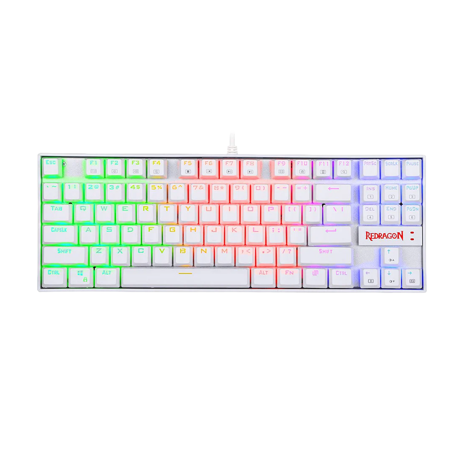 REDRAGON KUMARA RGB MECHANICAL GAMING KEYBOARD (WHITE)