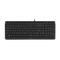 A4TECH FK15 FSTYLER MULTIMEDIA 2-SECTION COMPACT WIRED KEYBOARD (BLACK)