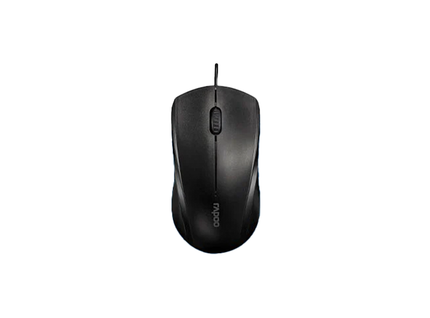 RAPOO N1200 SILENT OPTICAL MOUSE BLACK