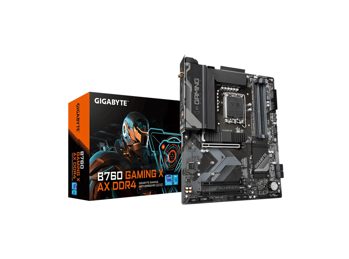 GIGABYTE B760 LGA 1700 GAMING X AX DDR4 WIFI 6 ATX MOTHERBOARD
