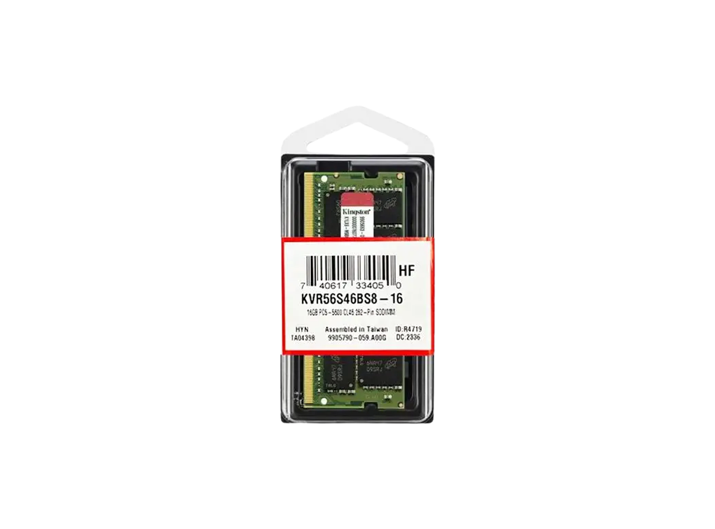 16GB DDR5-5600 KINGSTON SODIMM KVR56S46BS8-16