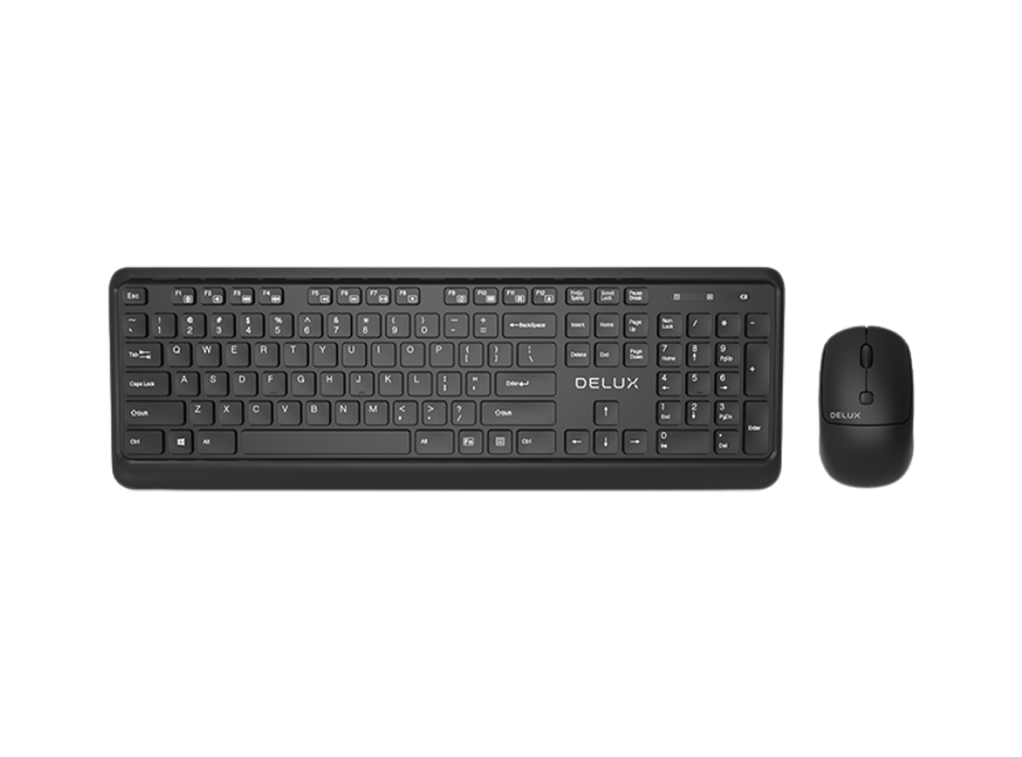 DELUX KA190G/M320GX WIRELESS OFFICE KEYBOARD AND MOUSE COMBO