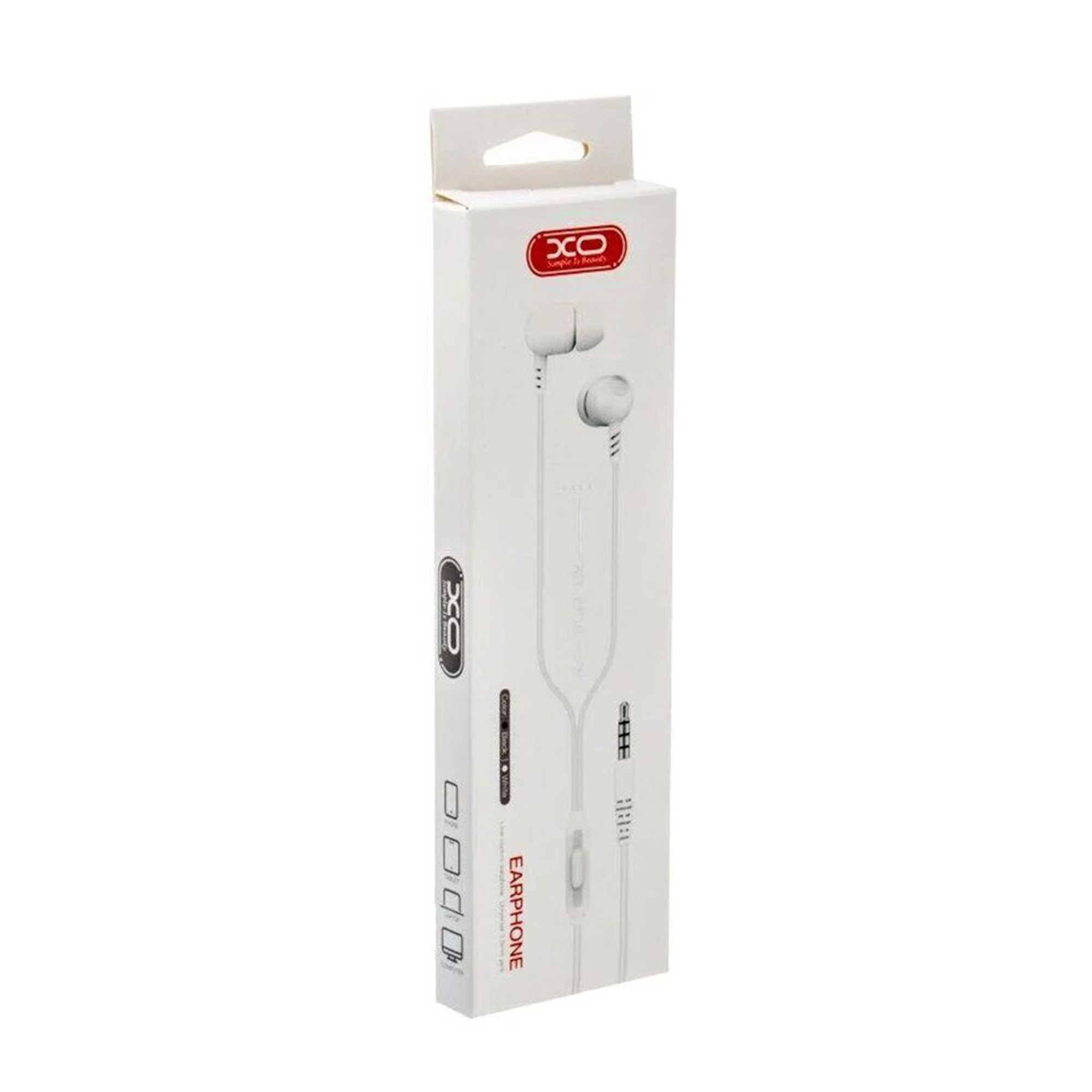 XO-EP10 MUSIC EARPHONE WHITE