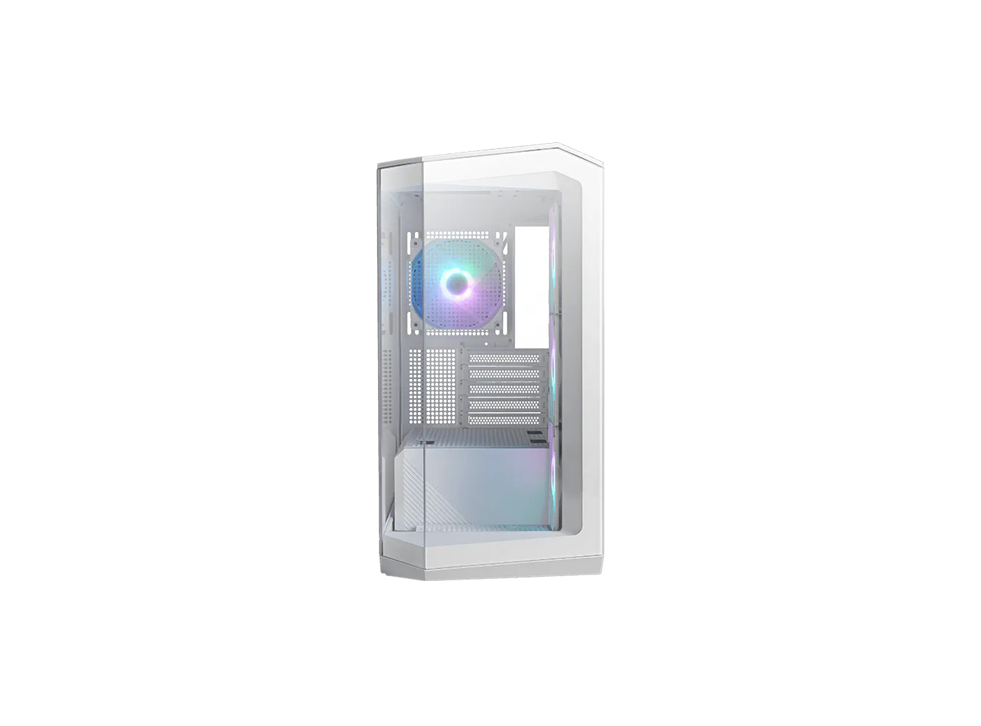 MSI MAG PANO M100R PROJECT ZERO MICRO ATX CASE (WHITE)
