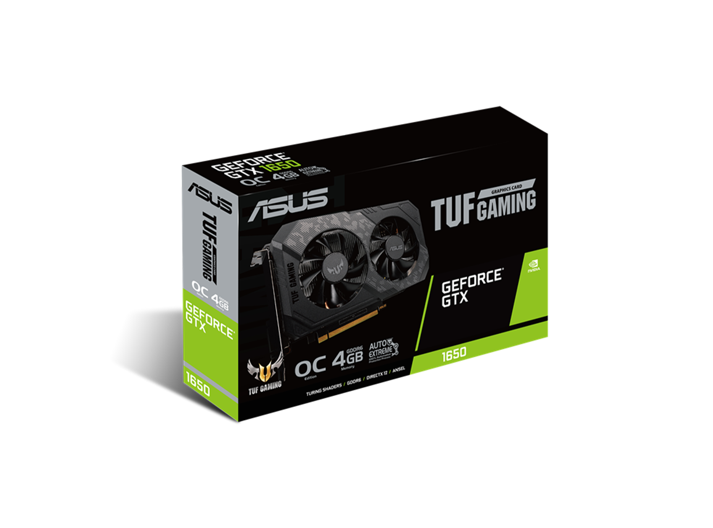 ASUS GTX 1650 4096MB 128BIT GDDR6 TUF-04GD6-P-GMG (DVI, HDMI)