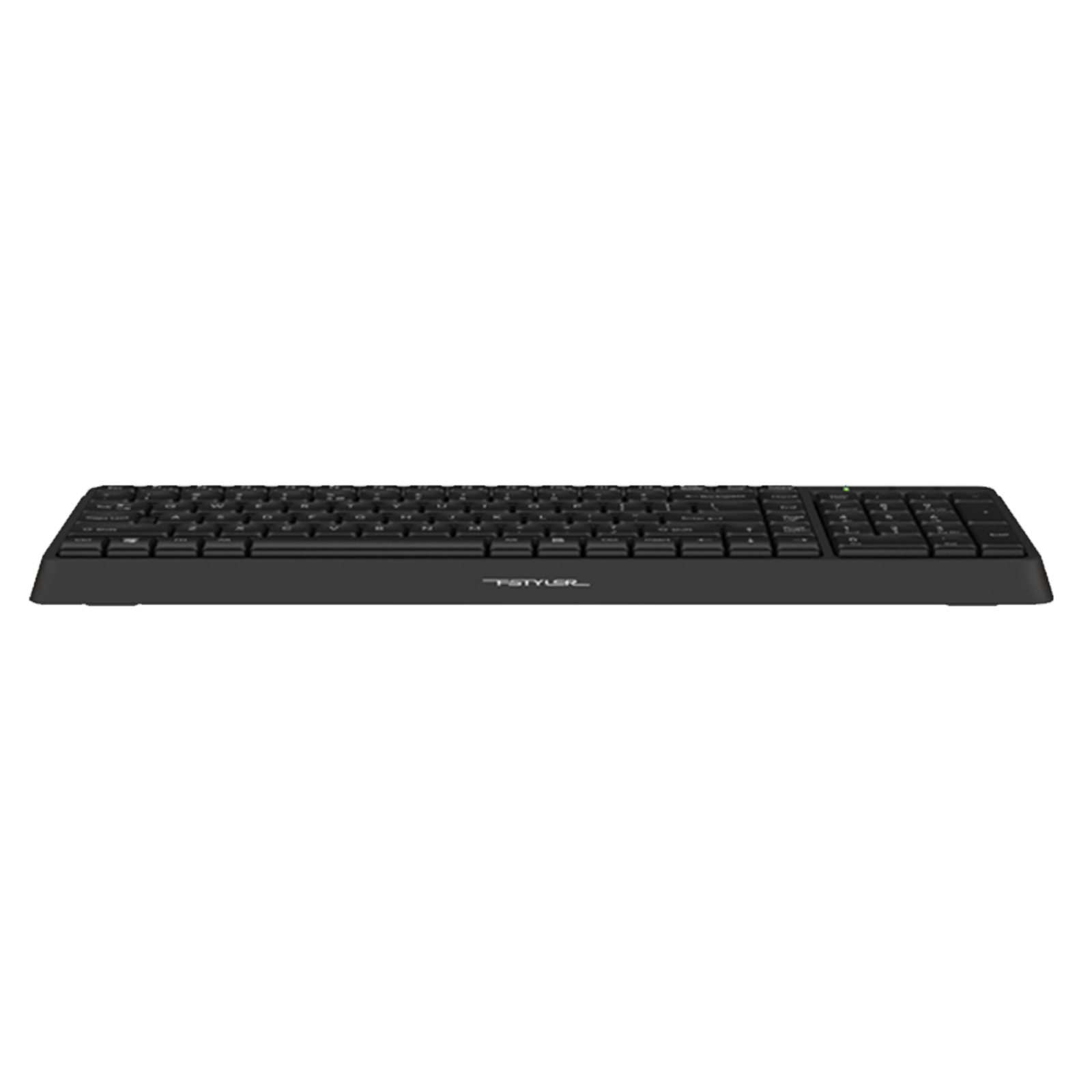 A4TECH FK15 FSTYLER MULTIMEDIA 2-SECTION COMPACT WIRED KEYBOARD (BLACK)