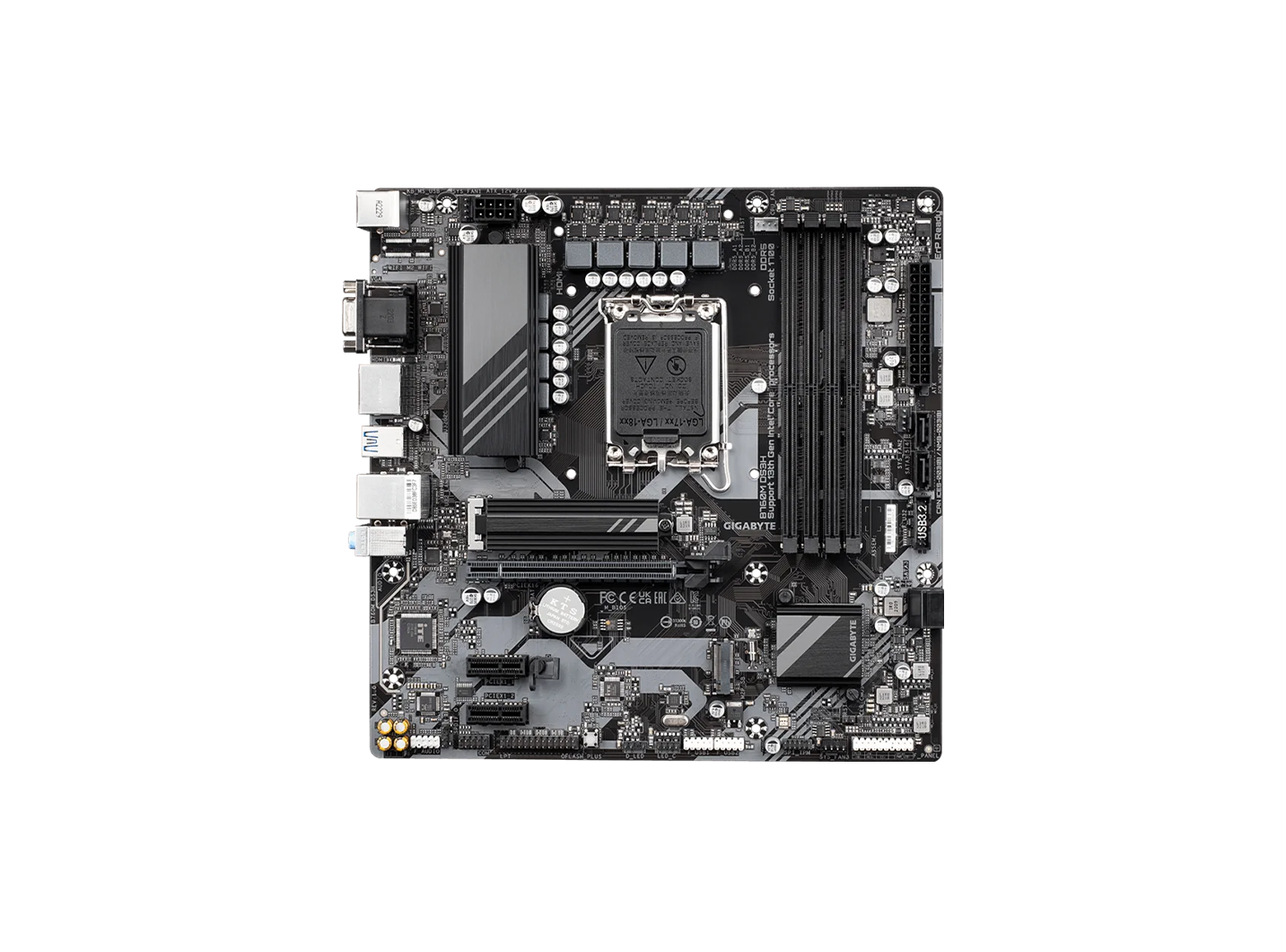 GIGABYTE B760M DS3H LGA 1700 DDR5 4XDIMMS MOTHERBOARD
