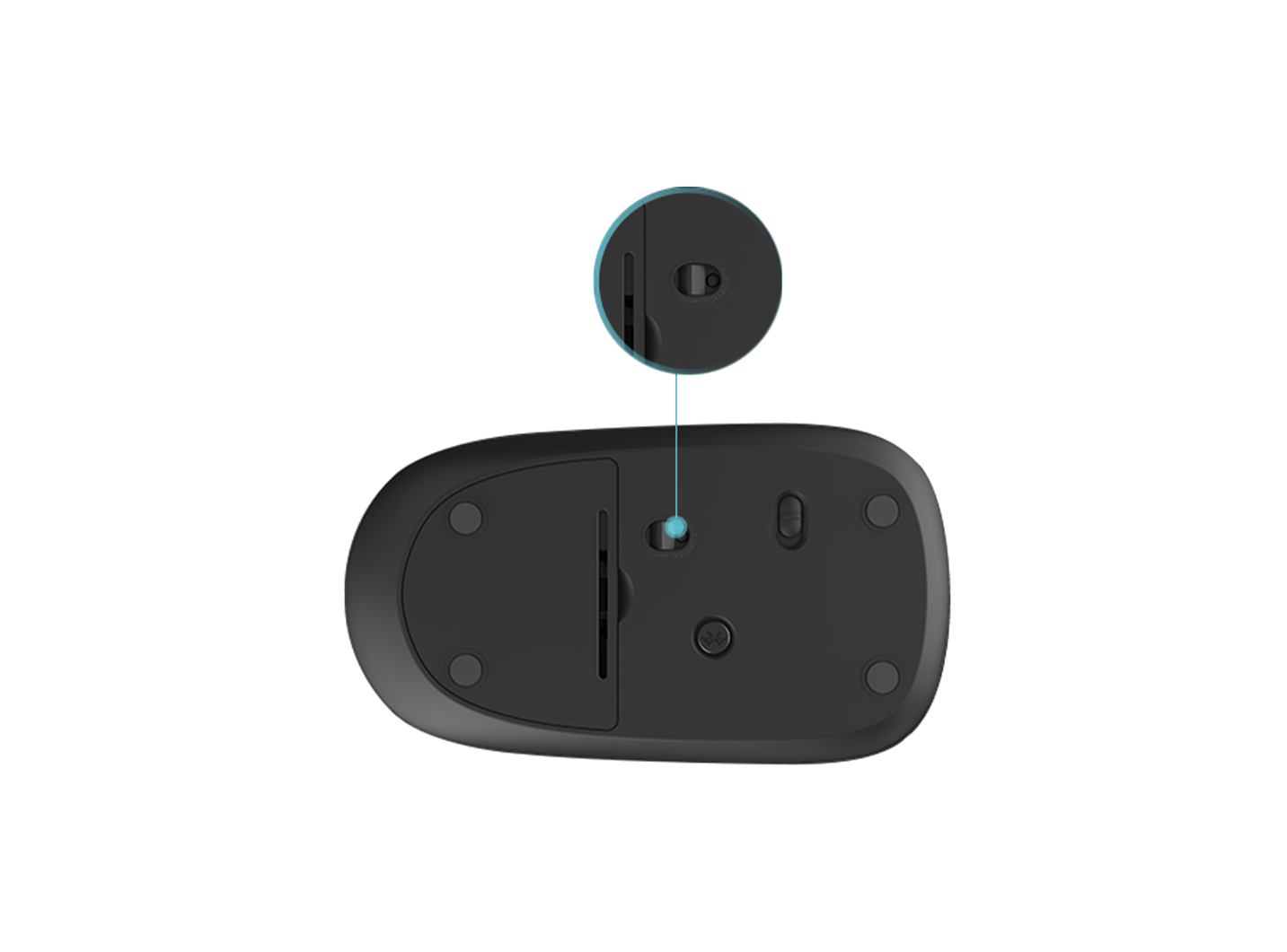 RAPOO M200 SILENT MULTI-MODE WIRELESS MOUSE BLACK