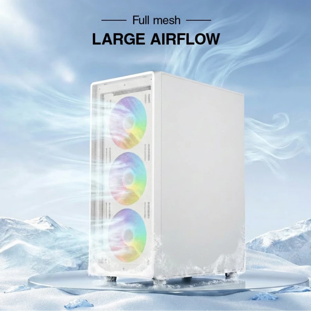 ESGAMING CPU CASING DOVE GAMING WHITE