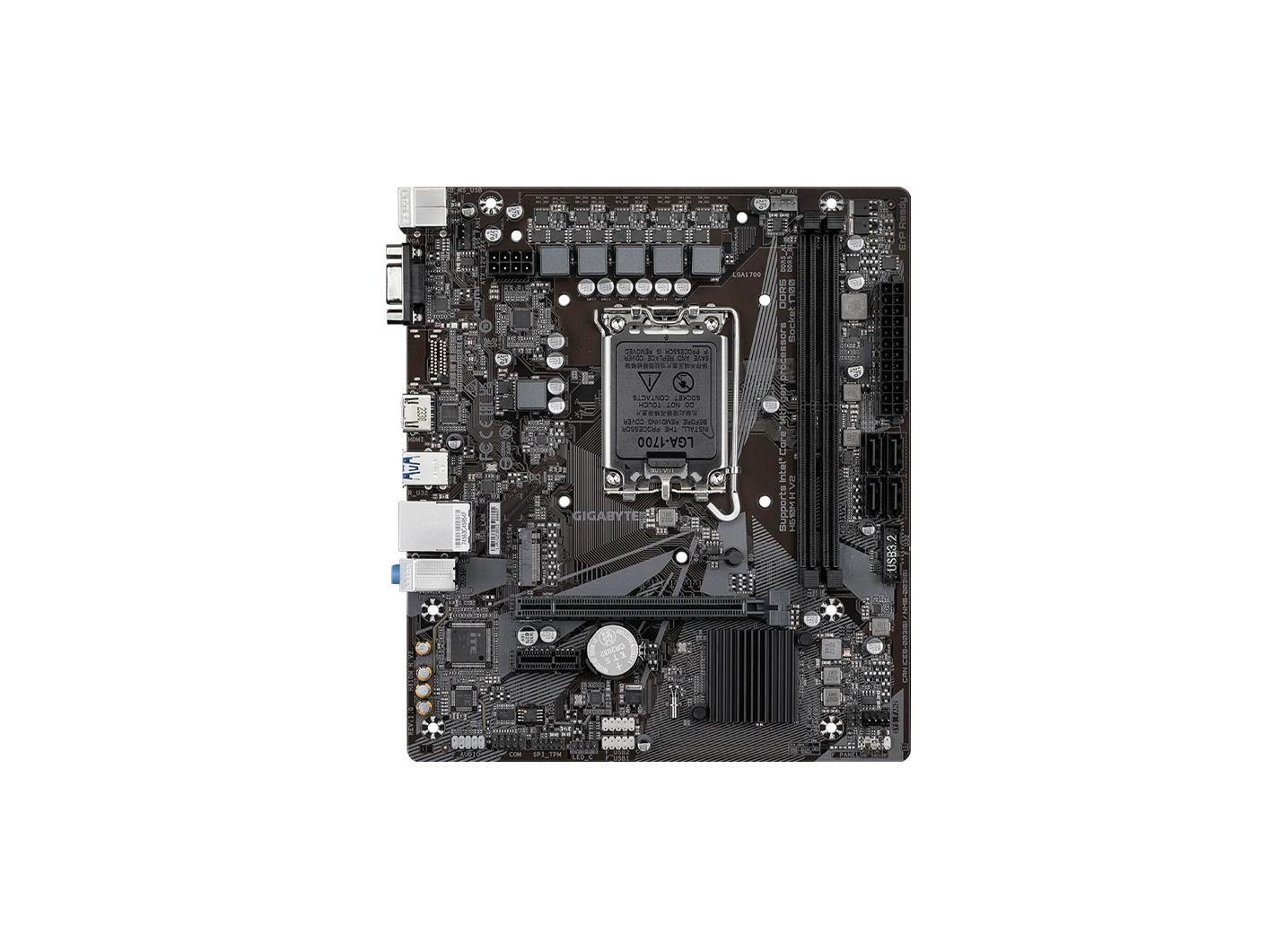 GIGABYTE INTEL H610M V2 LGA1700 DDR5 HDMI MATX MOTHERBOARD