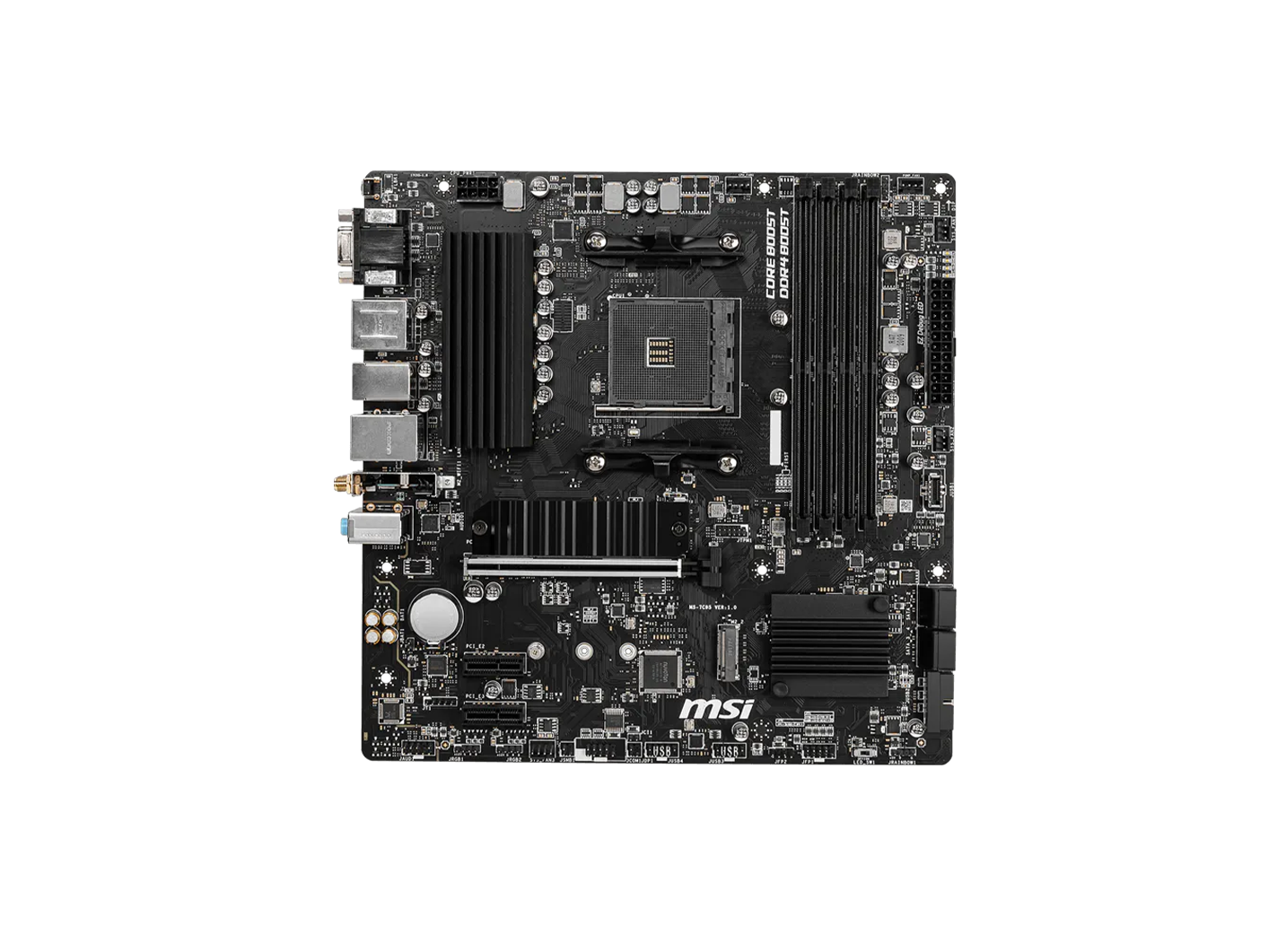 MSI B550M PRO-VDH WIFI 4DDR4 2XM.2 MOTHERBOARD (DB15, HDMI, DP) WIFI BT