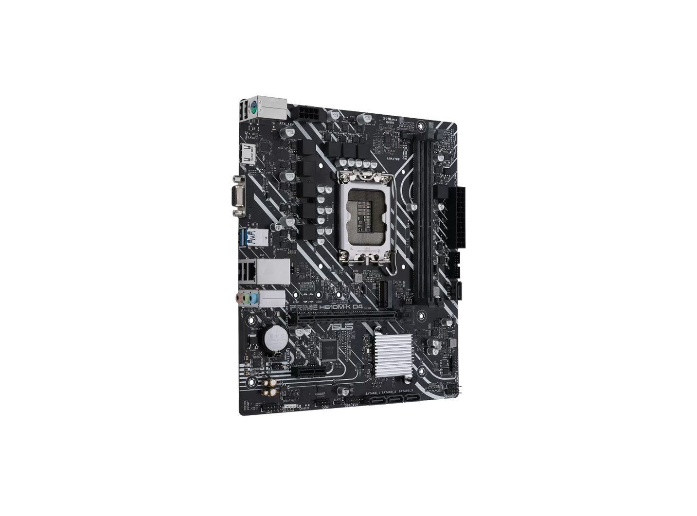 ASUS PRIME H610M-K D4 2DDR4 M.2 MOTHERBOARD (HDMI, DB15)