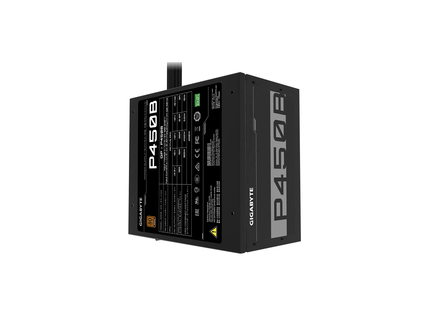 GIGABYTE P450B 450W 80PLUS BRONZE PSU