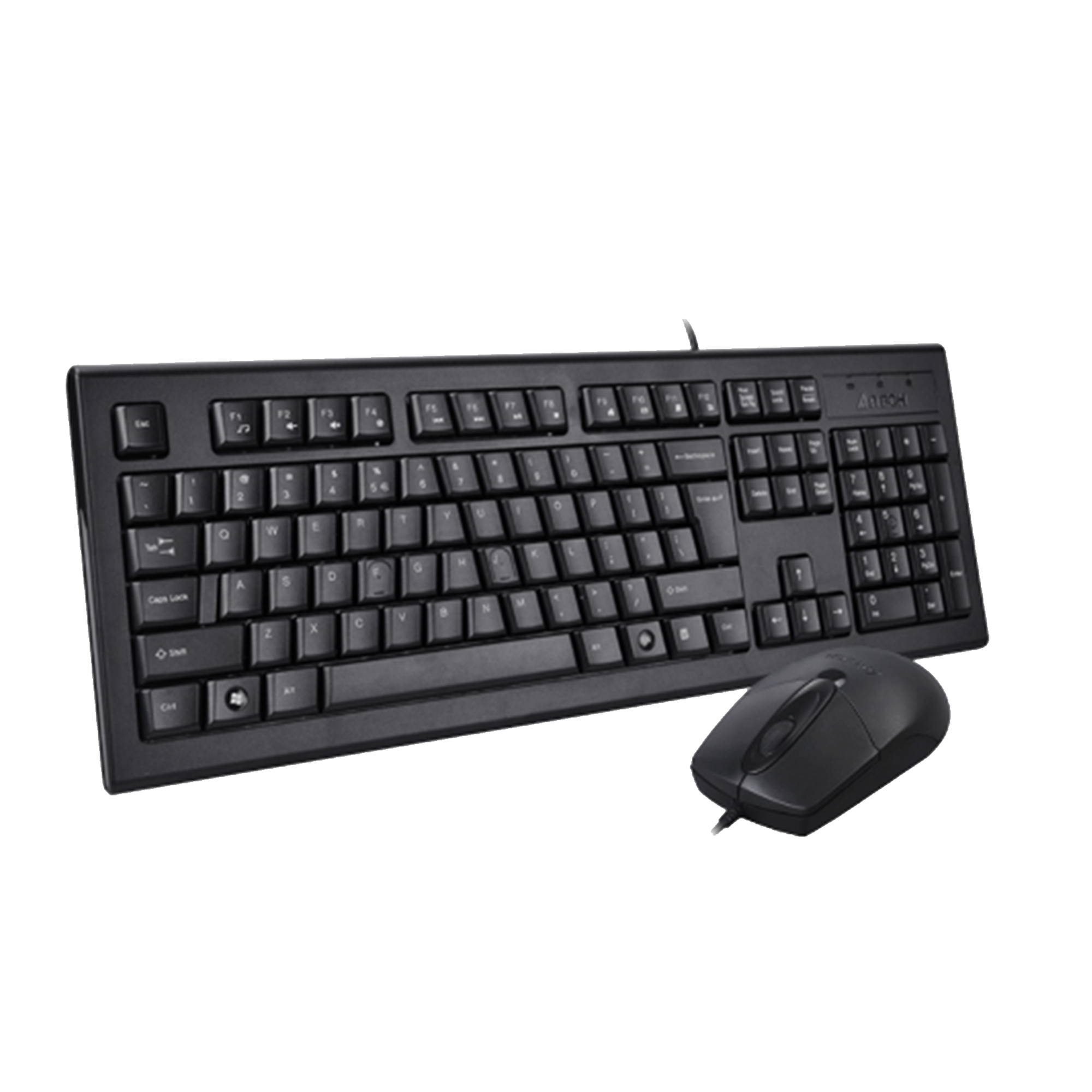 A4TECH KRS-8572 KEYBOARD AND MOUSE USB BLACK