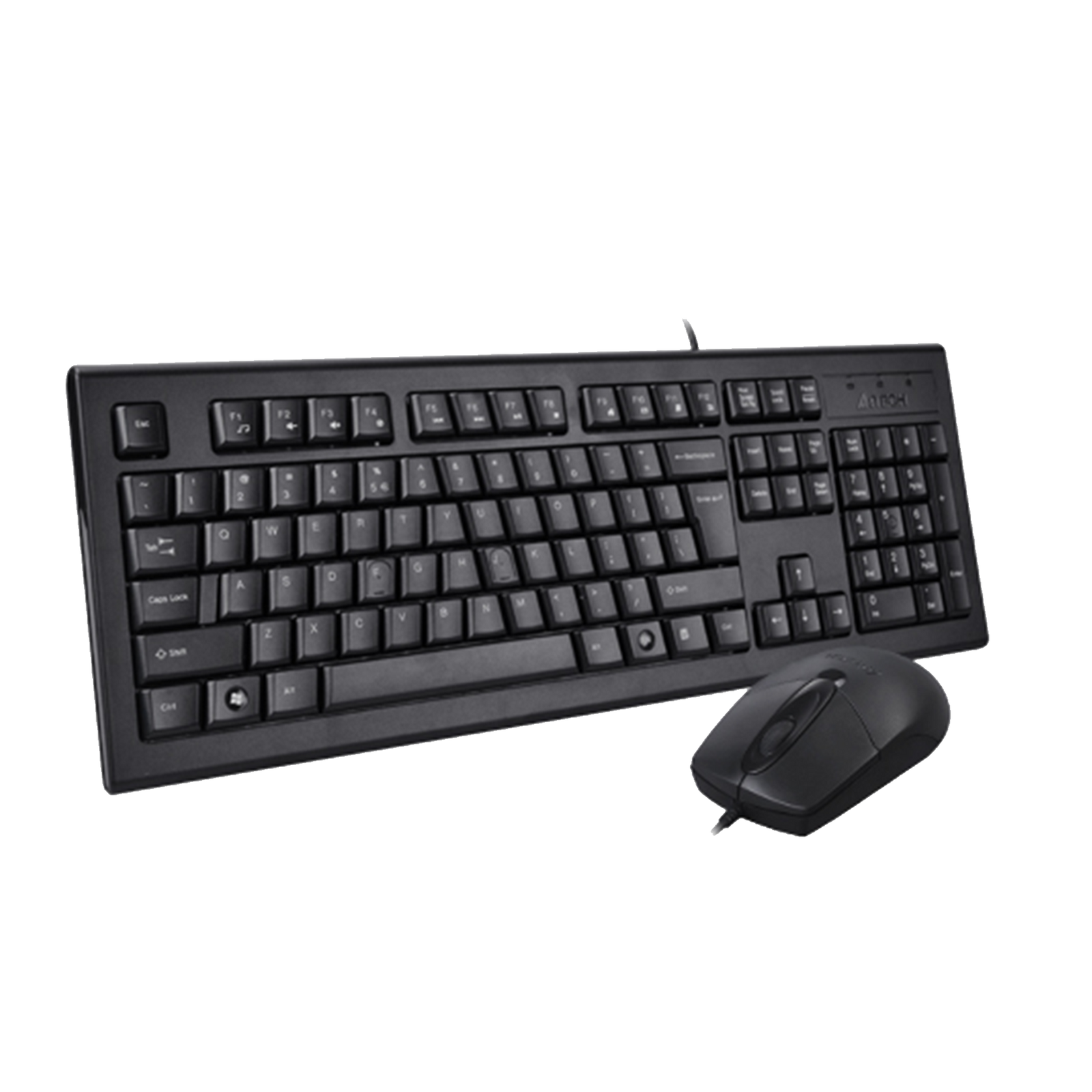 A4TECH KRS-8572 KEYBOARD AND MOUSE USB BLACK
