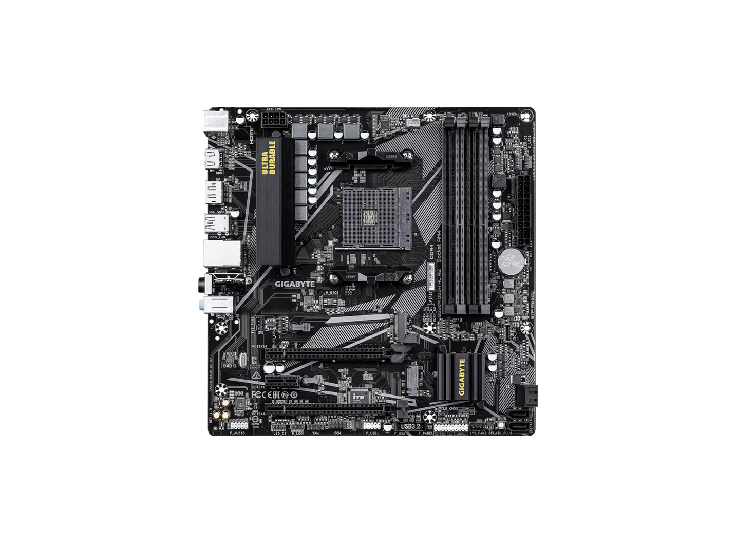GIGABYTE B550M DS3H AC R2 4DDR4 2XM.2 MOTHERBOARD (HDMI, DP) WIFI/BT