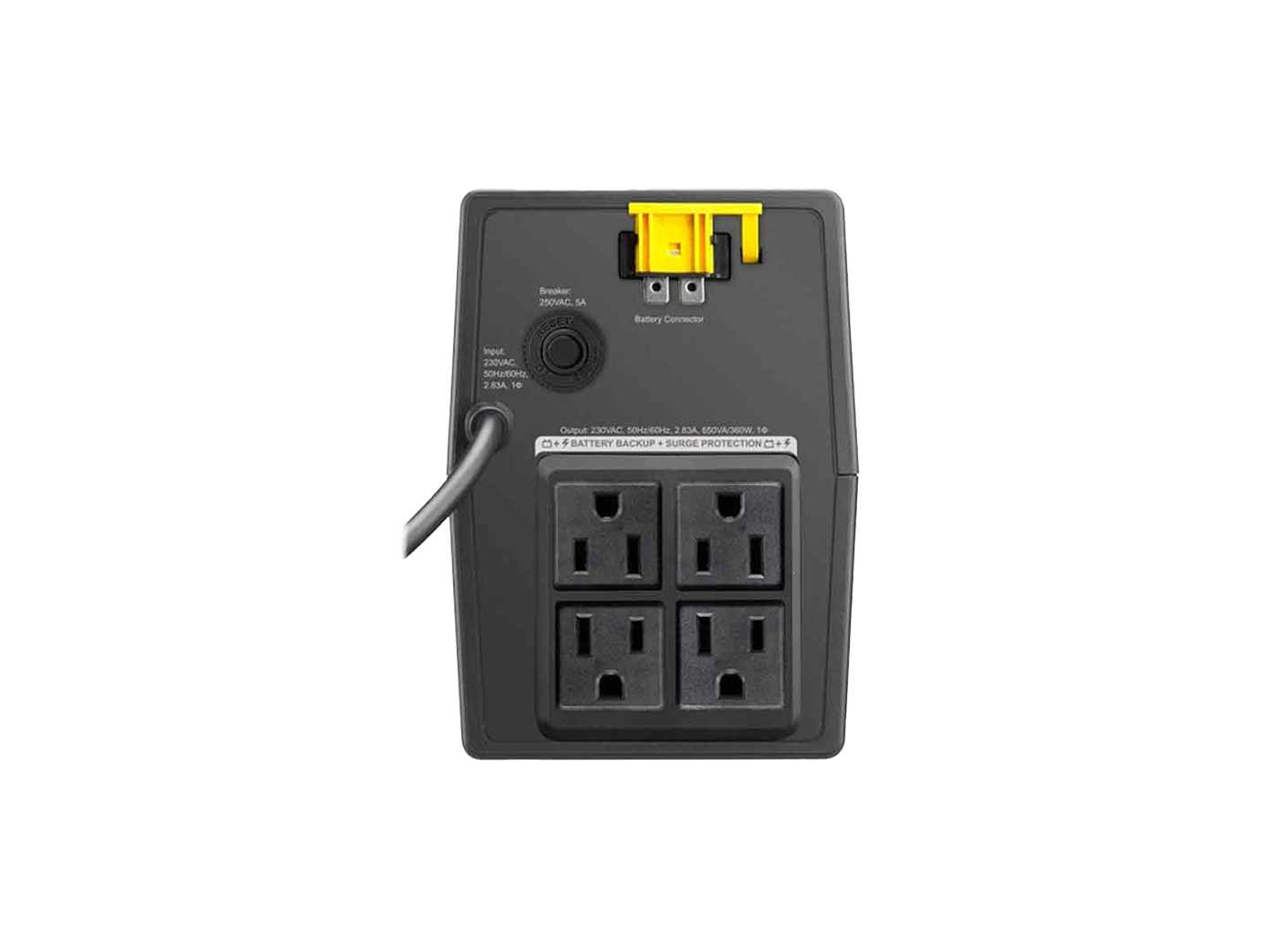 APC BVX650I-PH 650VA 230V AVR 4 SOCKETS UPS