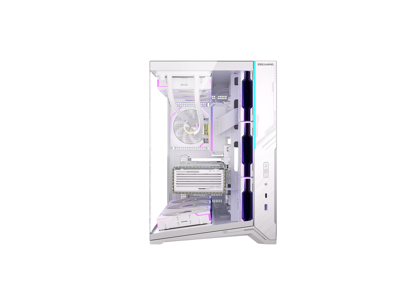 ESGAMING CPU CASING DOVE GAMING WHITE