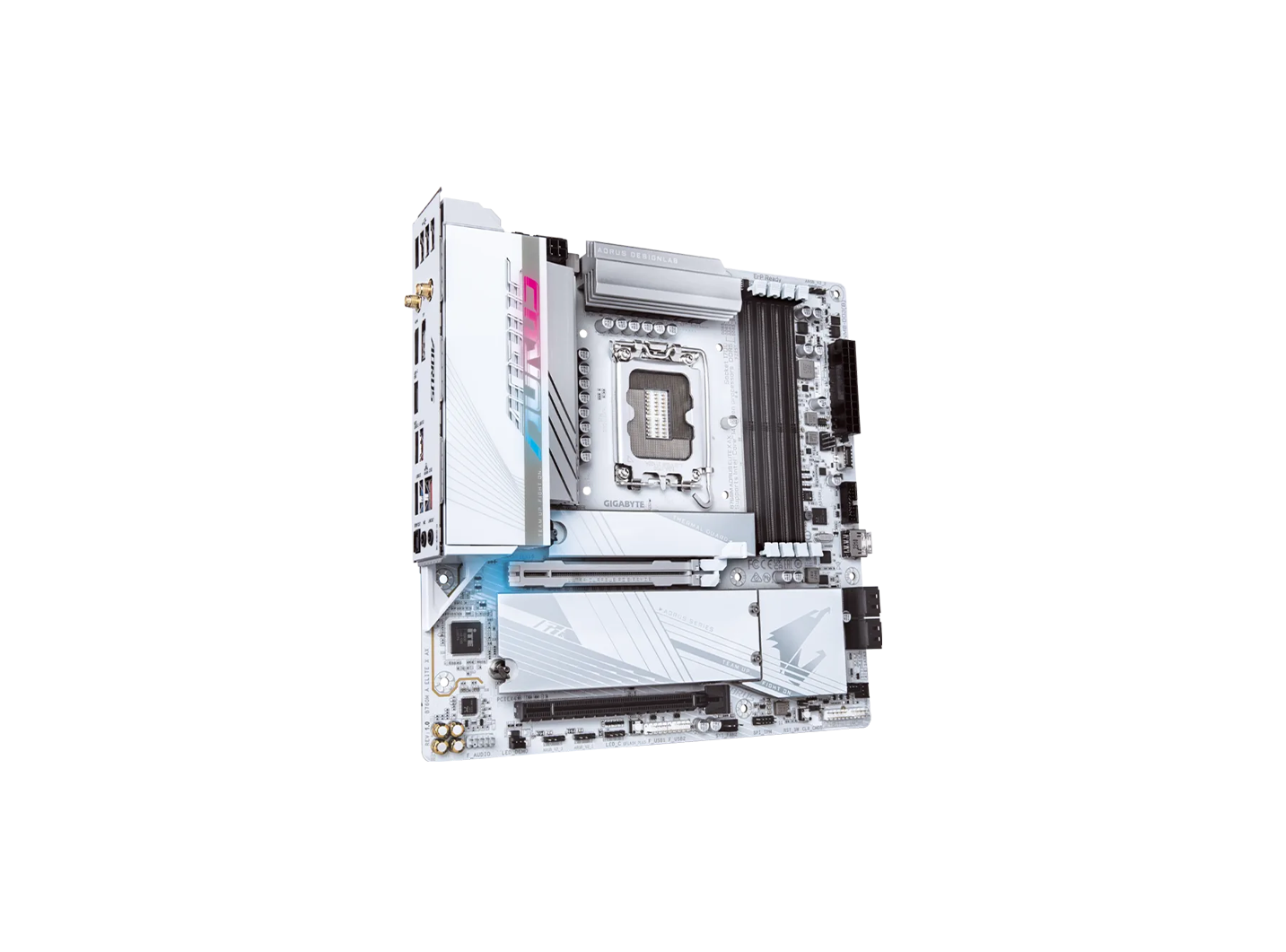 AORUS B760M ELITE X AX LGA 1700 DDR5 GAMING MOTHERBOARD WHITE