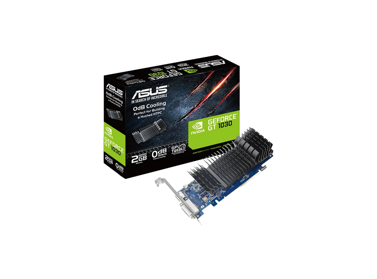 ASUS GT 1030 2048MB 64BIT DDR5 (GT1030-SL-2G-BRK) (DVI, HDMI)