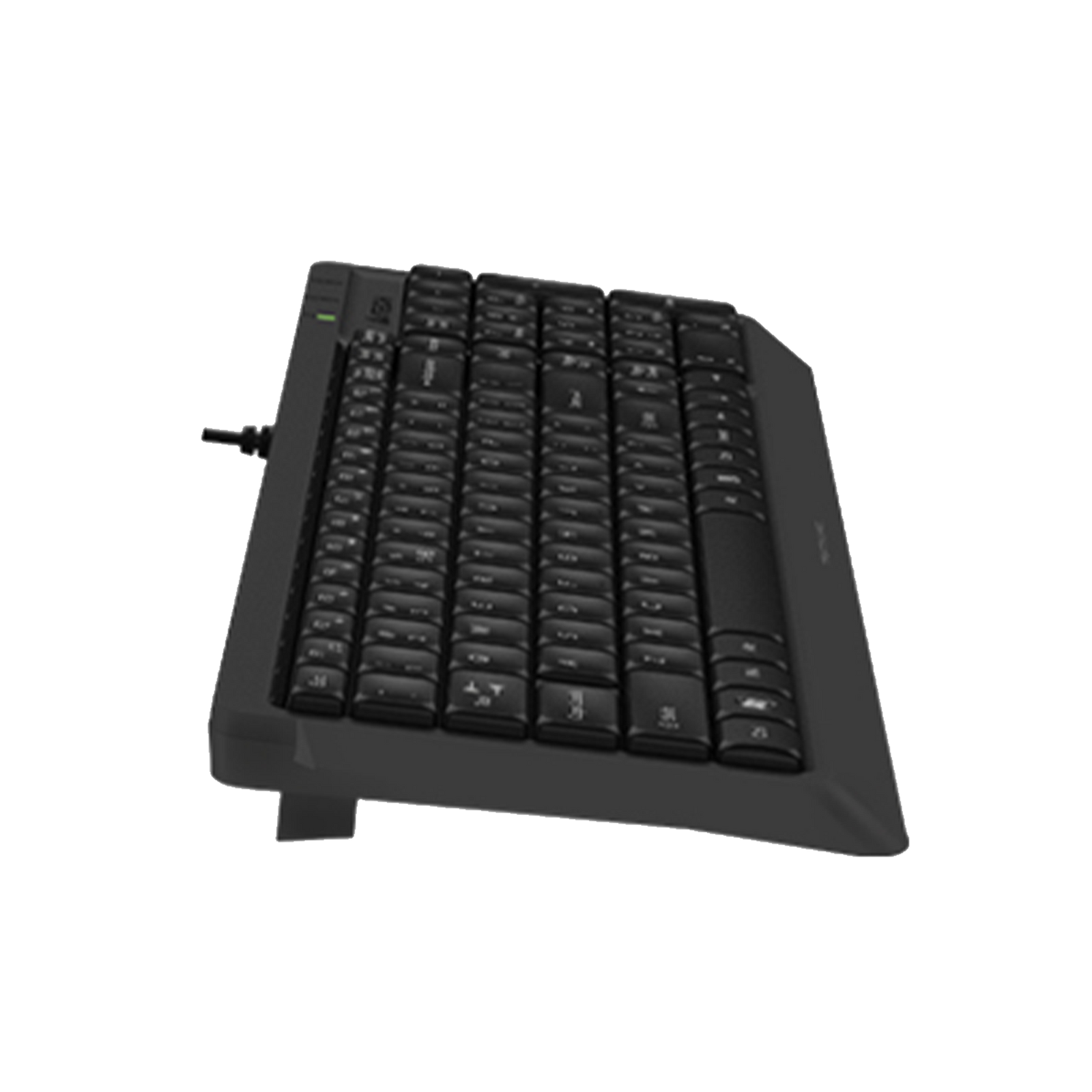 A4TECH FK15 FSTYLER MULTIMEDIA 2-SECTION COMPACT WIRED KEYBOARD (BLACK)