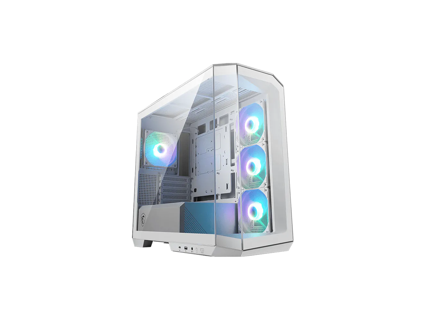 MSI MAG PANO M100R PROJECT ZERO MICRO ATX CASE (WHITE)