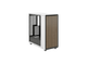FRACTAL NORTH CHALK WHITE MID TOWER CASE W/ TEMPERED GLASS