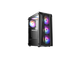 FRONTIER CRONUS CR19A BLACK TEMPERED ATX CASE (4 LED FANS)