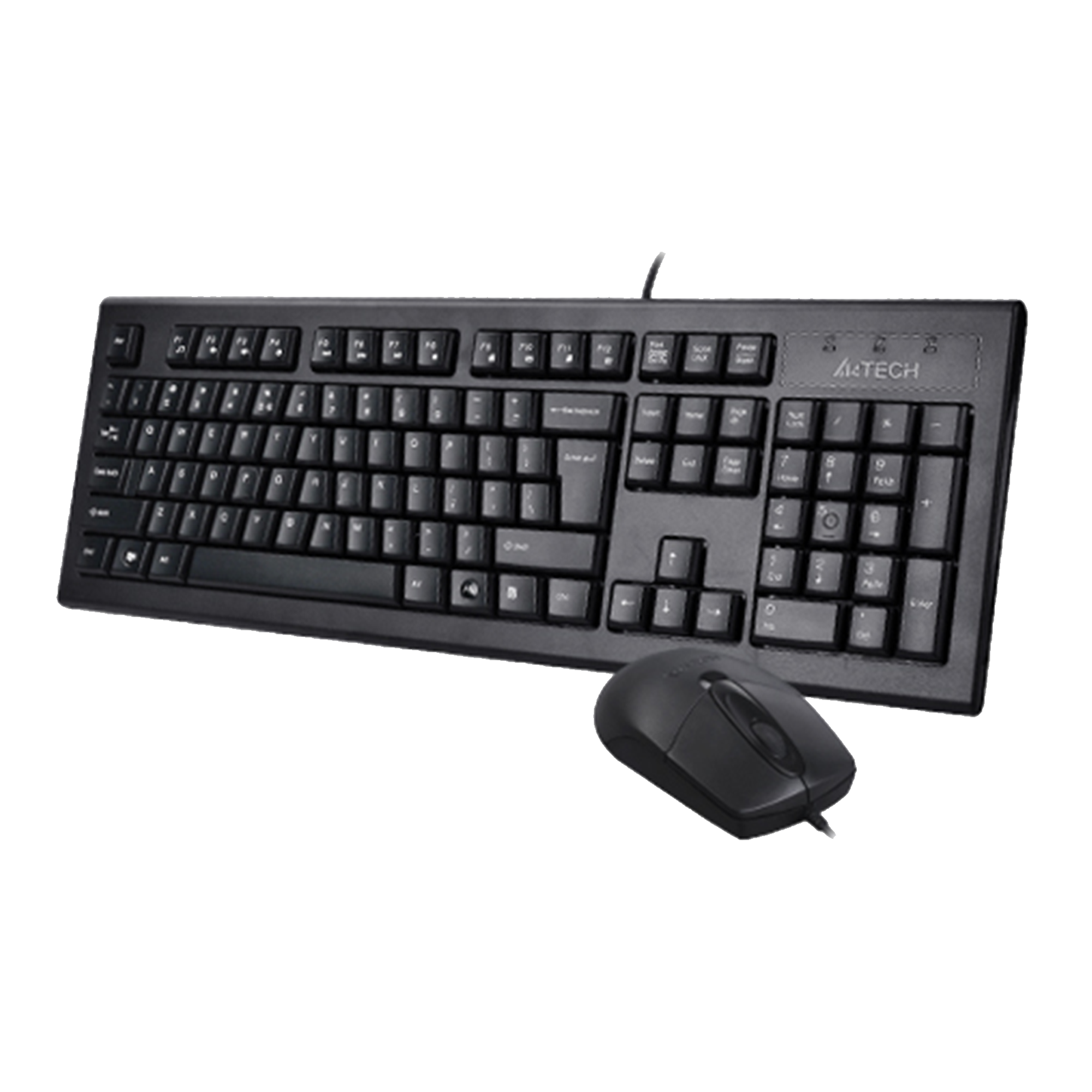 A4TECH KRS-8572 KEYBOARD AND MOUSE USB BLACK