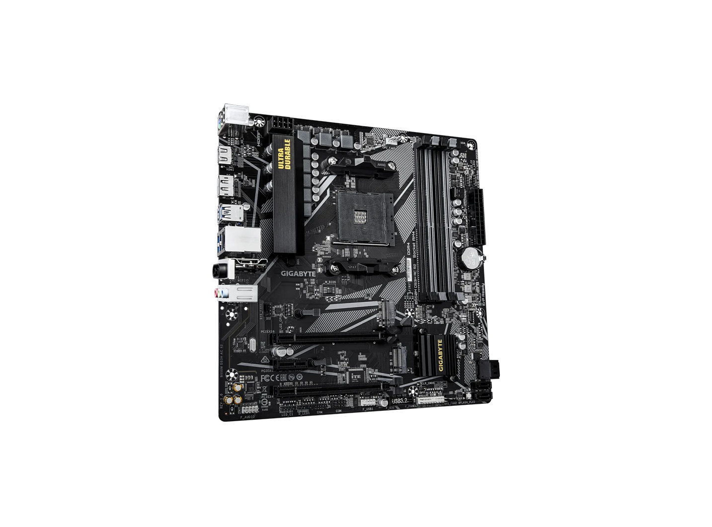 GIGABYTE B550M DS3H AC R2 4DDR4 2XM.2 MOTHERBOARD (HDMI, DP) WIFI/BT