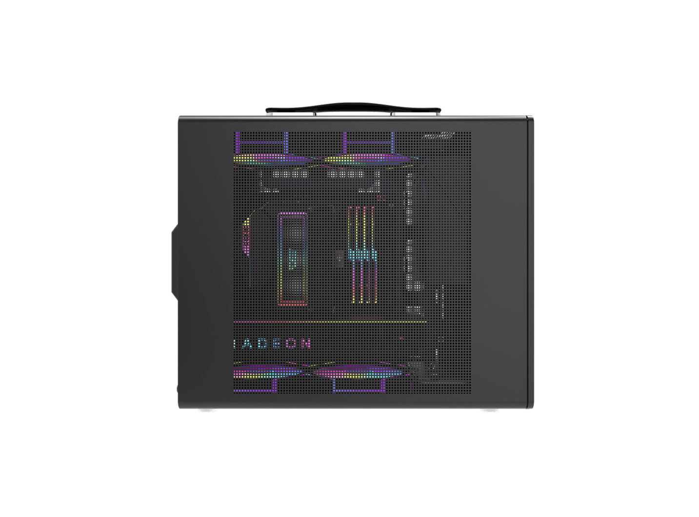 DARKFLASH WD200 M-ATX CASE WOOD EDITION W/ METAL MESH PANEL (BLACK)