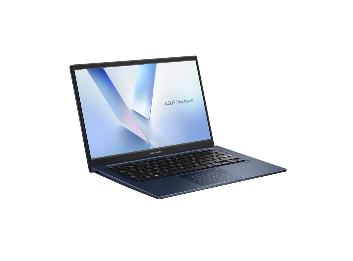 ASUS VIVOBOOK X1404VA-EB1618WSM INTEL CORE 3 100U 512GB SSD PCIEG4 8GB DDR5 ON BD 14.0 FHD WIN11H QUIET BLUE MSOFC24