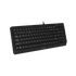 A4TECH FK15 FSTYLER MULTIMEDIA 2-SECTION COMPACT WIRED KEYBOARD (BLACK)