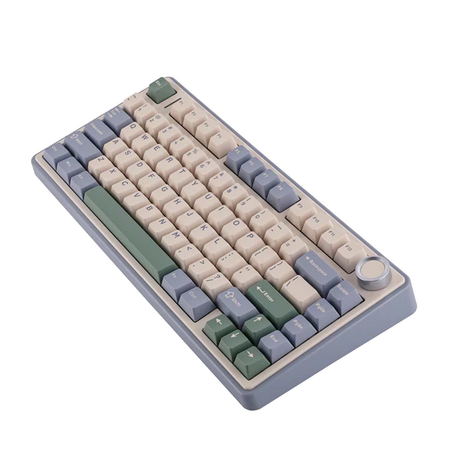 AULA F75 75-KEY GASKET TRI-MODE MECHANICAL KEYBOARD (LINEAR SWITCH/SWAPPBL) CEDAR GREEN