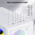 ESGAMING CPU CASING DOVE GAMING WHITE