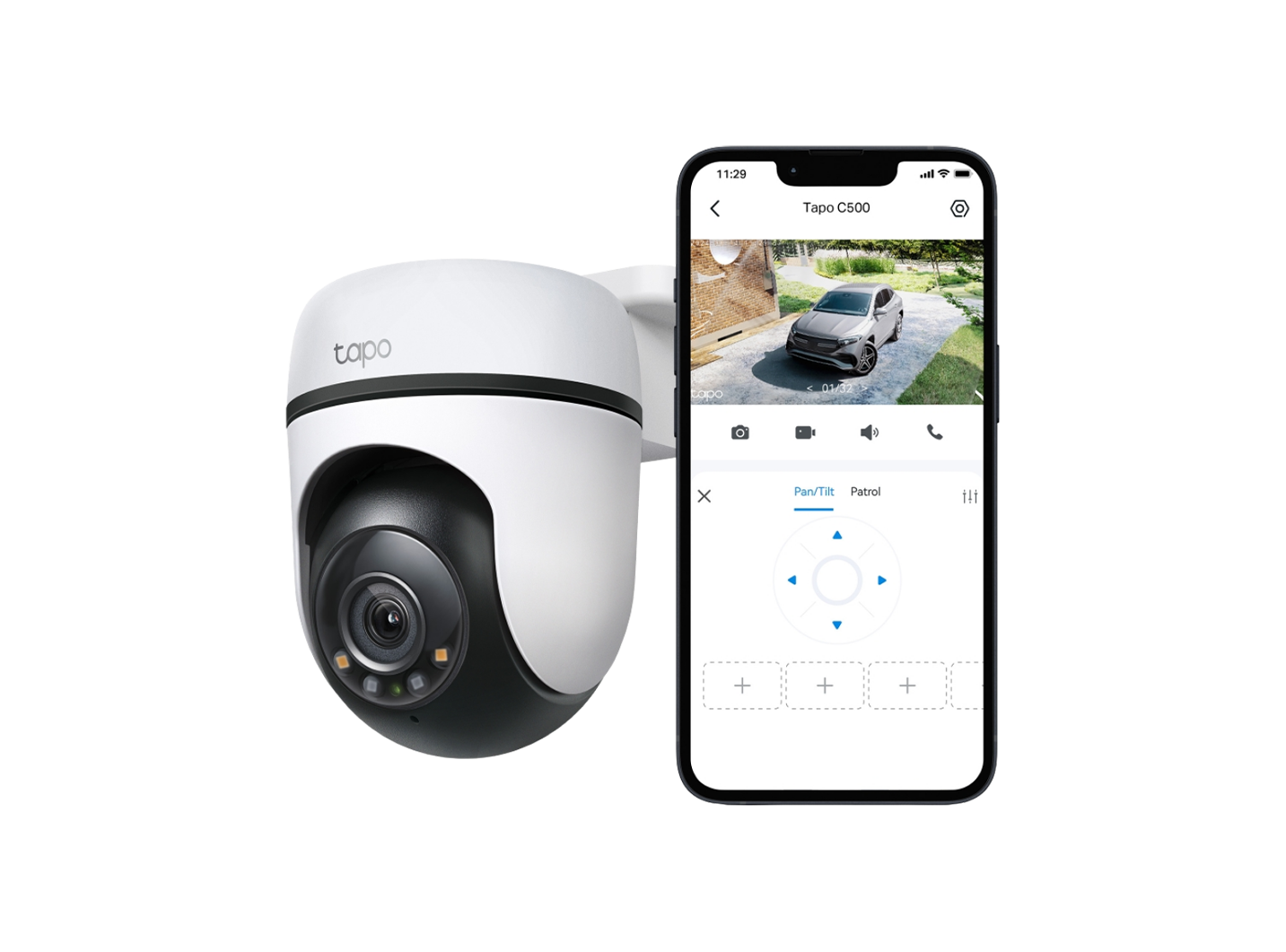 TPLINK TAPO C500 2MP OUTDOOR PAN/TILT SECURITY WIFI CAMERA