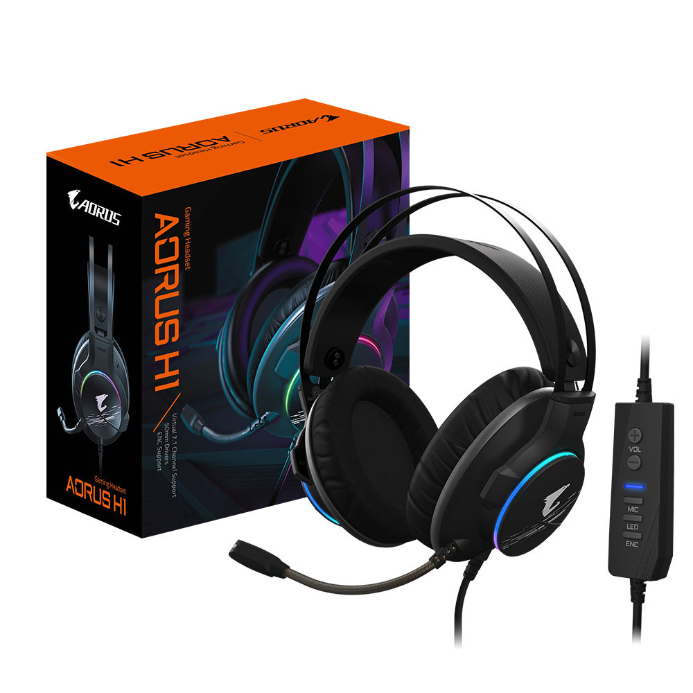 GIGABYTE GAMING HEADSET GP-AORUS H1