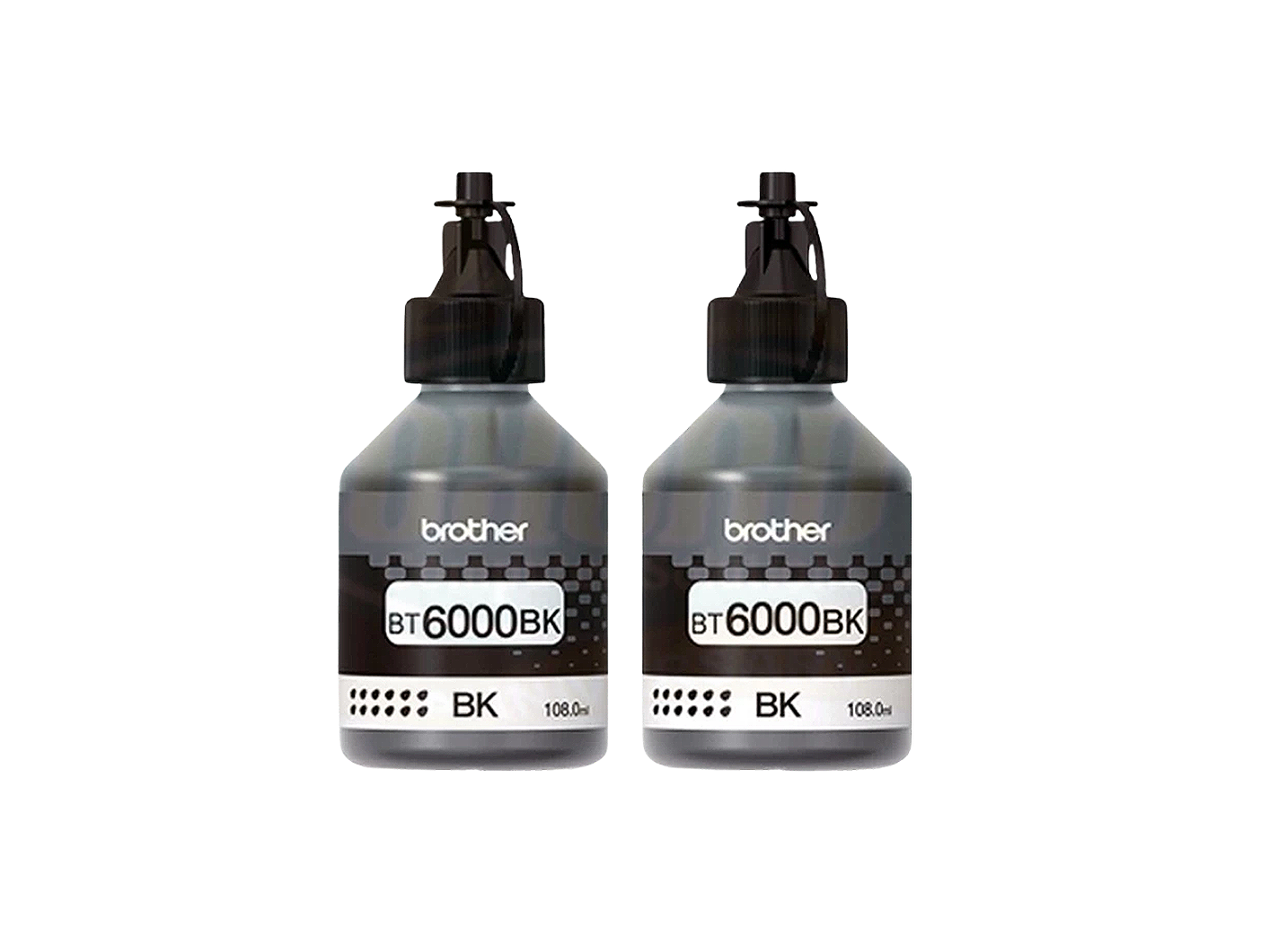 BROTHER BT6000 INK BLACK 2PACK