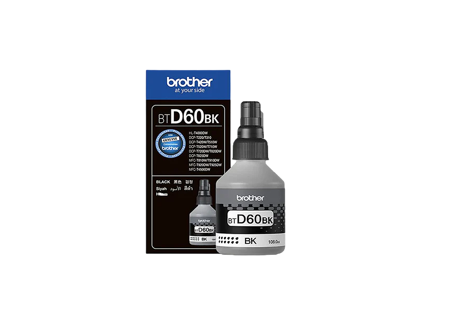 BROTHER BTD60 INK BLACK