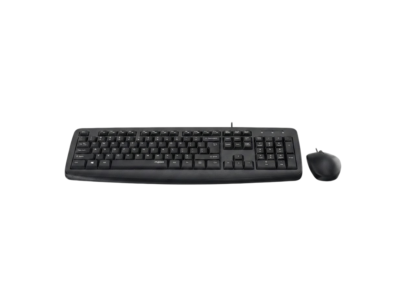 RAPOO NX1600 WIRED OPTICAL MOUSE AND KEYBOARD COMBO