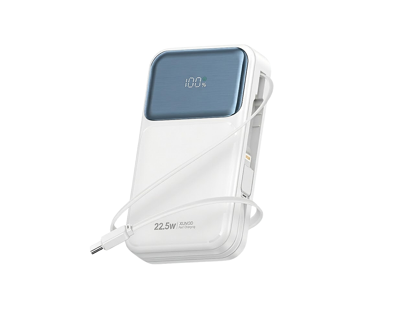 XUNOD XDPB-004 10000MAH RETRACTABLE CABLE 22.5W POWER BANK