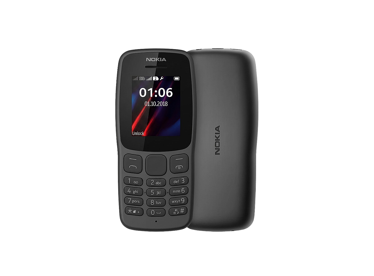 NOKIA 106 TA-1114DS BLACK
