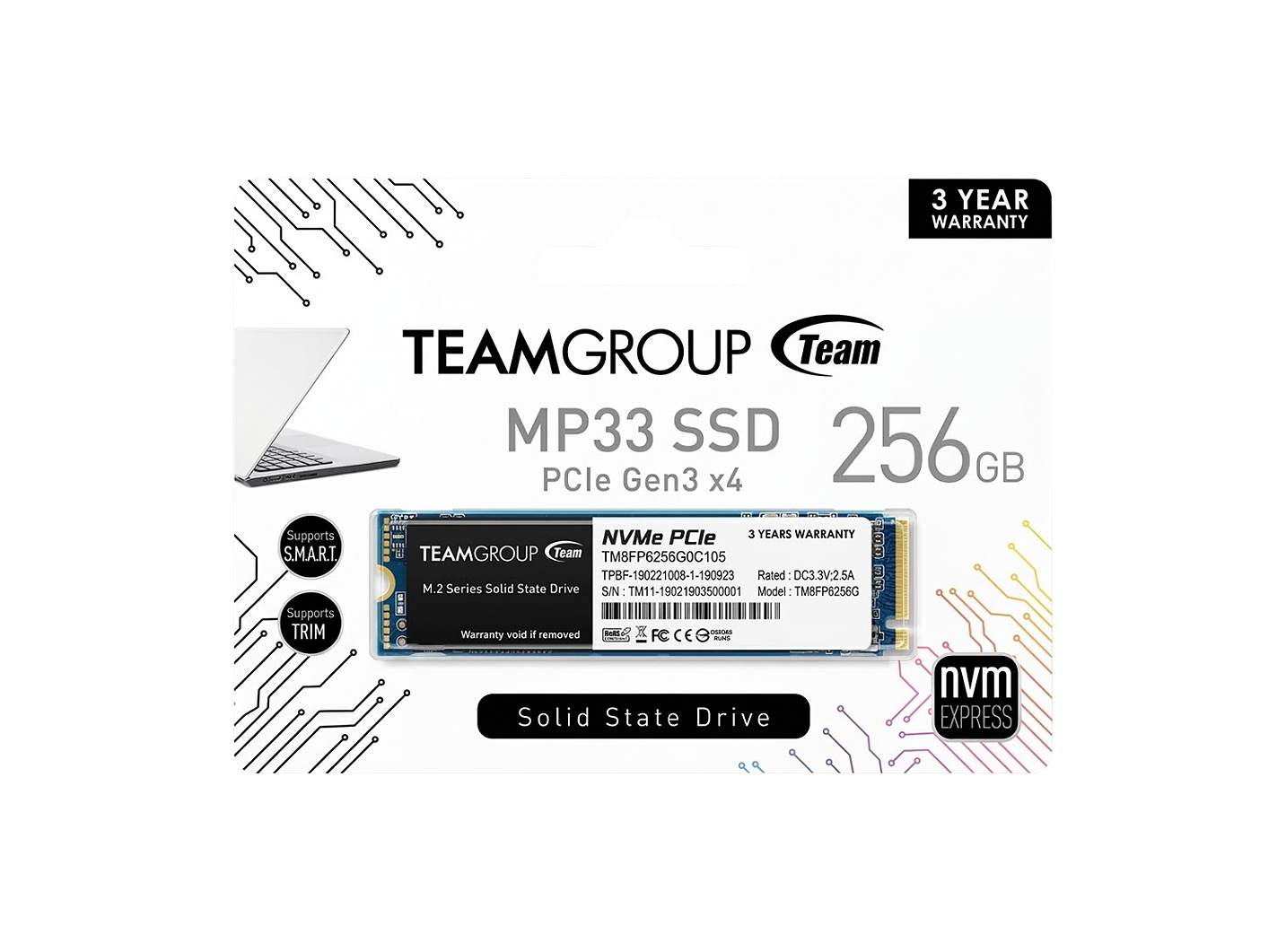 TEAM MP33 M.2 2280 NVME SSD