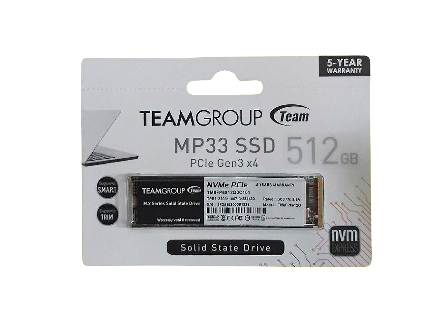 TEAM MP33 M.2 2280 NVME SSD